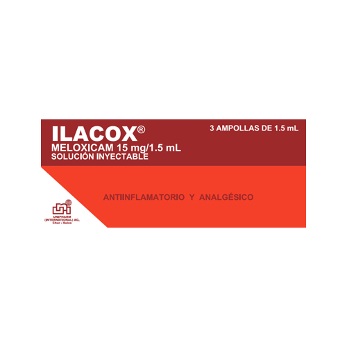Presentacion Ilacox Inyectable
