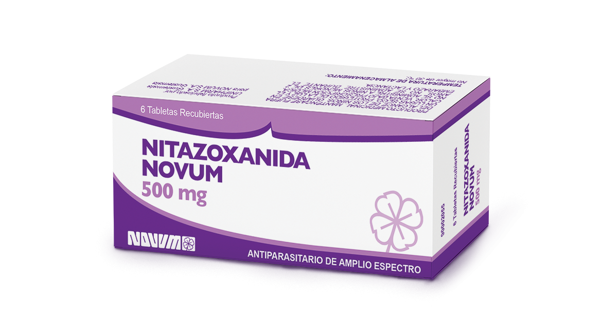 Nitazoxanida está indicado en el tratamiento de la giardiasis causada por Giardia lamblia, y criptosporidiosis causada por Cryptosporidium parvum.